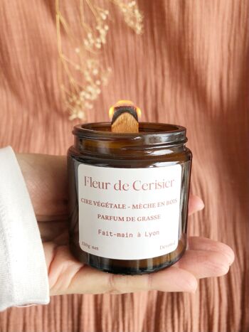 Bougie parfumée Fleur de Cerisier 180g 2