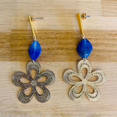FÄNY blue earrings