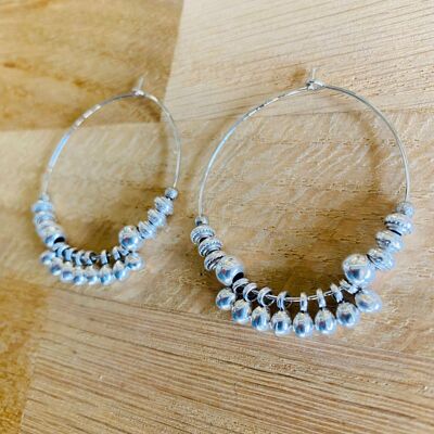 MOLY silver earrings