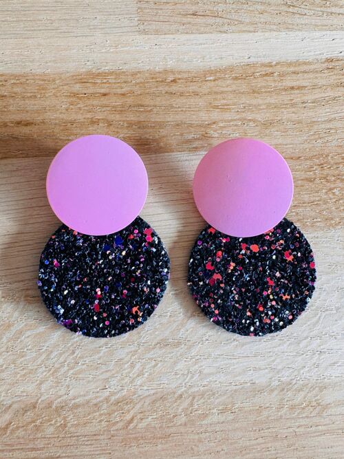 Boucles D'oreilles GIGI rose