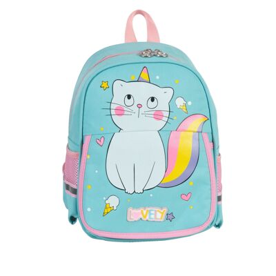 3012B - KITTY BACKPACK FOR CHILDREN