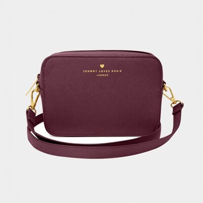 Burgundy Carrie Crossbody Bag