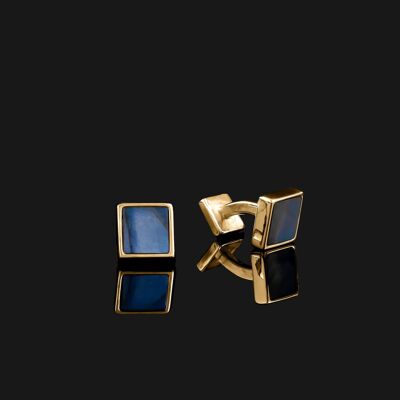 Essential Gold Vermeil & Labradorite Cufflink