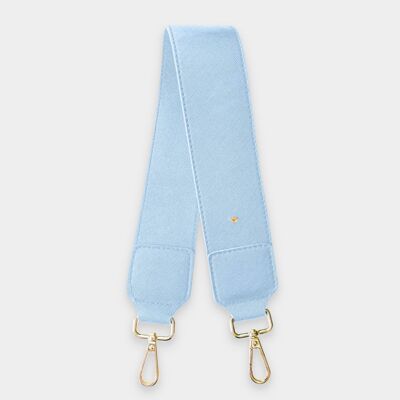 Powder Blue Bailey Short Vegan Leather Strap