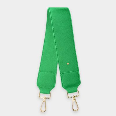 Cinturino corto in pelle vegana Bailey verde