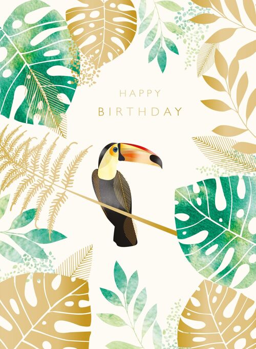 Aloha Toucan - Happy Birthday
