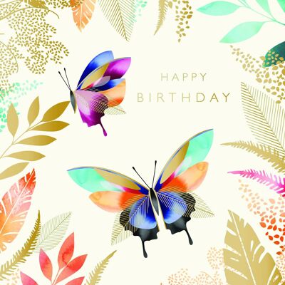 Aloha Butterfly - Happy Birthday