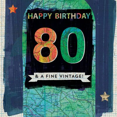Top Notch - Birthday Card 80