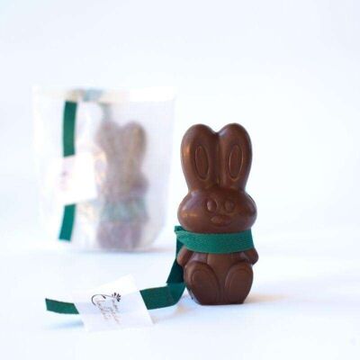 Organic milk chocolate rabbit