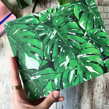 Tapis de souris – Illustration de Monstera variegata, bureau à domicile 2