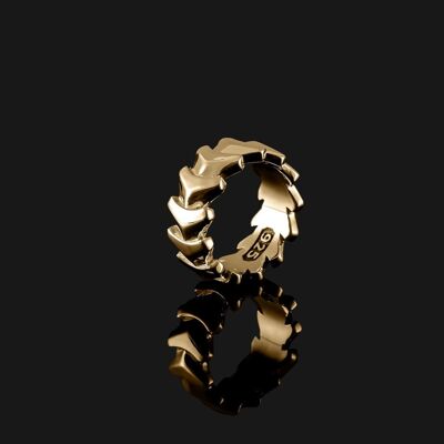 Kudos-Ring aus Vermeil-Gold #3