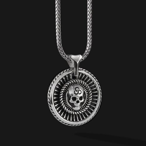 Skull 925 Sterling Silver Pendant