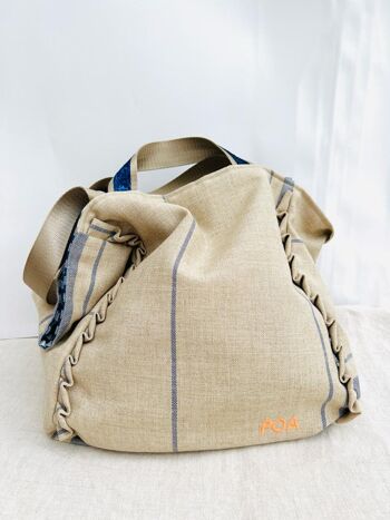 Sac en tissu polyester et coton imperméable modèle Pitt 1