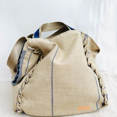 Pitt model waterproof polyester and cotton fabric bag