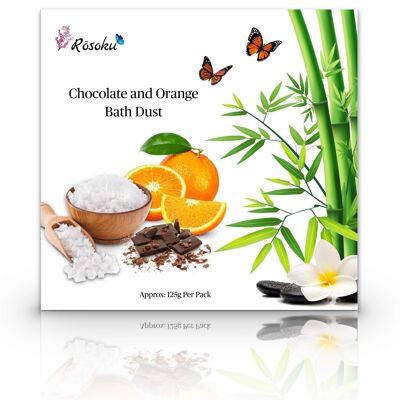 Poussière de bain au chocolat et à l'orange - Sachet de 125 g