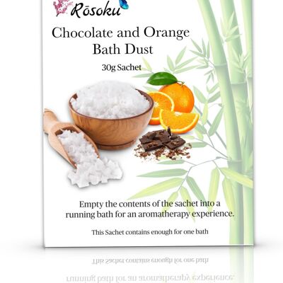 Chocolate and Orange Bath Dust - 30g Sachet