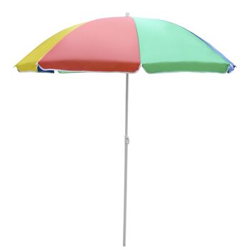 Wikinger Parasol, Parasol hawaïen, Parasol de plage, Parasol de fête, Parasol de jardin en différentes couleurs, 4 modèles (parasol de jardin/Ø160cm/coloré)