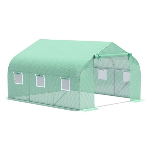 Wikinger foil greenhouse foil greenhouse greenhouse cold frame plant house tomato house gable roof 350 × 300W × 200H cm