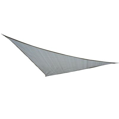 Wikinger awning sun canopy sun protection triangles HDPE (grey, 3x3x3m) 3