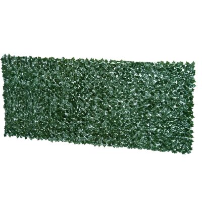 Wikinger Haie Artificielle Haie de Confidentialité Plantes Haie Décoration Murale Vert Foncé 300 x 150 cm