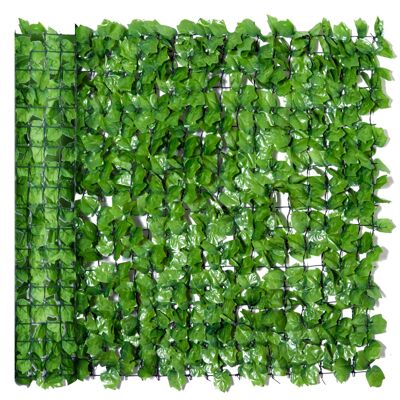 Wikinger Artificial Hedge Privacy Hedge Terrace Wall Decoration Wall Decoration Light Green 300 x 100 cm