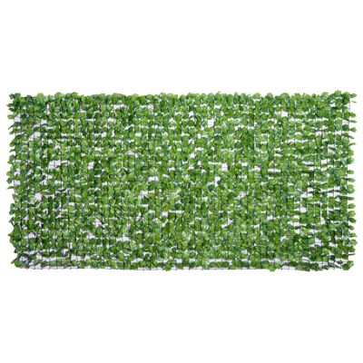 Wikinger Artificial Hedge Privacy Hedge Terrace Wall Decoration Wall Decoration Light Green 300 x 150 cm