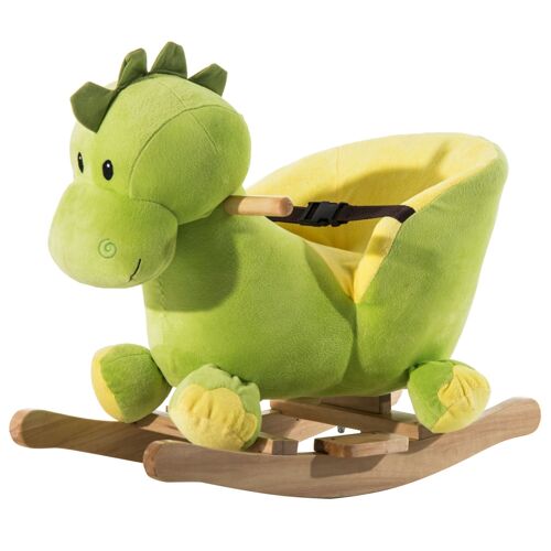 Wikinger rocking animal rocking horse children's rocking dragon toy with music for children from 18 months (rocking dragon)