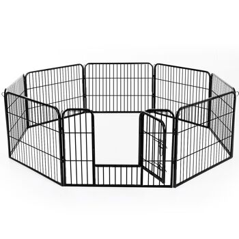 Wikinger Puppy Run Enclos pour chiots Enclos extérieur Parc pour chiots Clôture pour chiots 60 x 80 cm