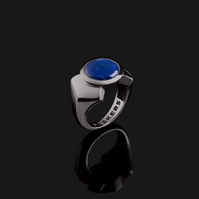 Kudos Black Gold & Lapis Lazuli Ring