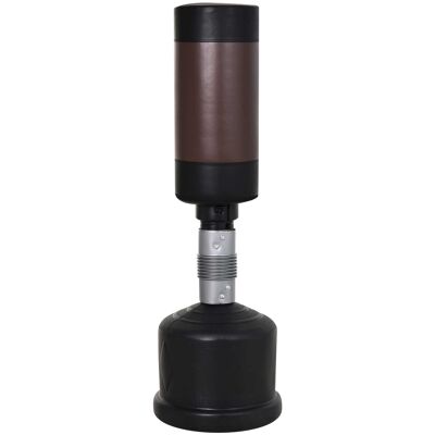 Wikinger standing punching bag boxing dummy boxing dummy training boxing partner punching bag box 158-186 cm height adjustable NEW black and brown