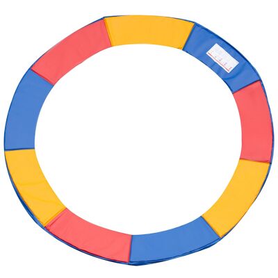 Wikinger Trampolin-Randabdeckung, Sicherheitsnetz, Wetterplane, Leiter, 8 Fuß, 10 Fuß, 12 Fuß, 15 Fuß, Randabdeckung: Ø 305 cm, bunt (Trampolin nicht im Lieferumfang enthalten)
