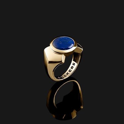 Kudos Gold Vermeil & Lapis Lazuli Ring