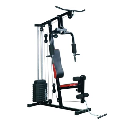 Stazione fitness Wikinger, centro fitness multi-palestra, macchina per il fitness, lat pulldown, leg curl