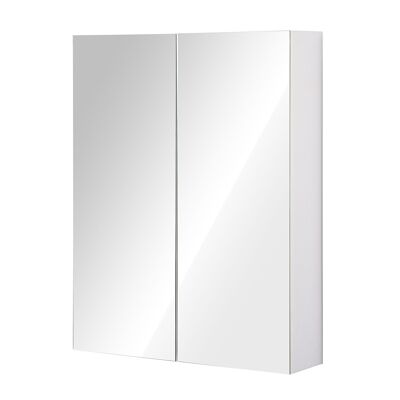 Wikinger Badezimmermöbel Spiegelschrank Badezimmerschrank Wandschrank Badezimmerspiegelschrank (75 x 60 x 15 cm)