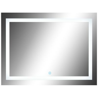 Wikinger light mirror LED mirror bathroom mirror bathroom mirror wall mirror (model 1/60 x 80 x 4cm)