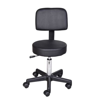 Wikinger rolling stool, work stool, cosmetic stool, swivel stool, professional salon stool