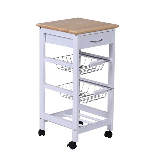 Wikinger serving trolley kitchen trolley kitchen trolley side trolley with drawer white