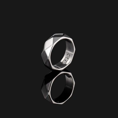 925 Sterling Silver Geom Ring