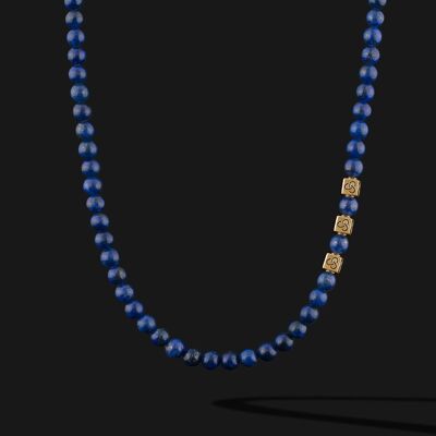 Essential Gold Vermeil & Lapis Lazuli Bracelet 2