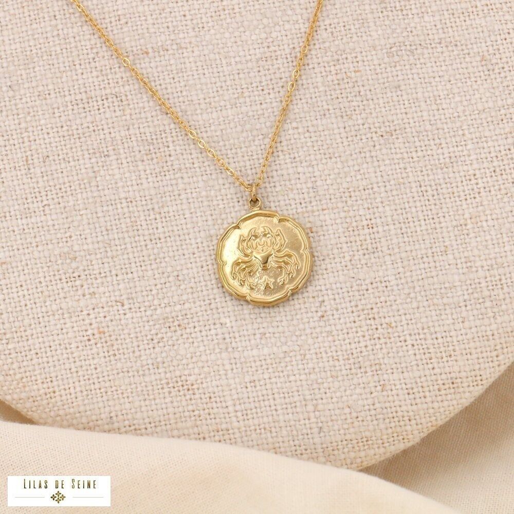 CANCRO collana segno zodiacale zodiacale acciaio 0123171