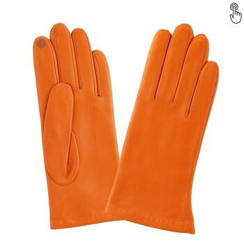 Gants cuir agneau-100% soie-Tactile-21001ST 58