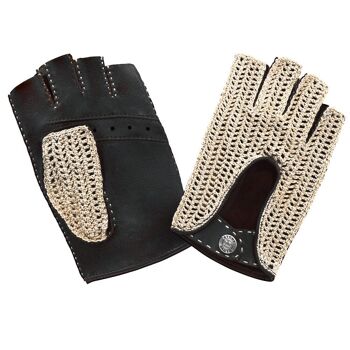 Gants de conduite, mitaines-cuir agneau-non doublé-22034NF 10