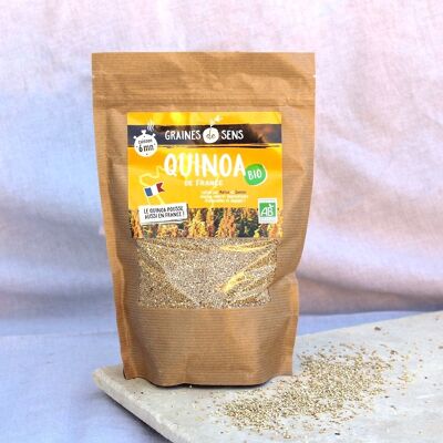 PROMO DDM COURTE - White Quinoa cooked 6min ORGANIC origin France - 500g