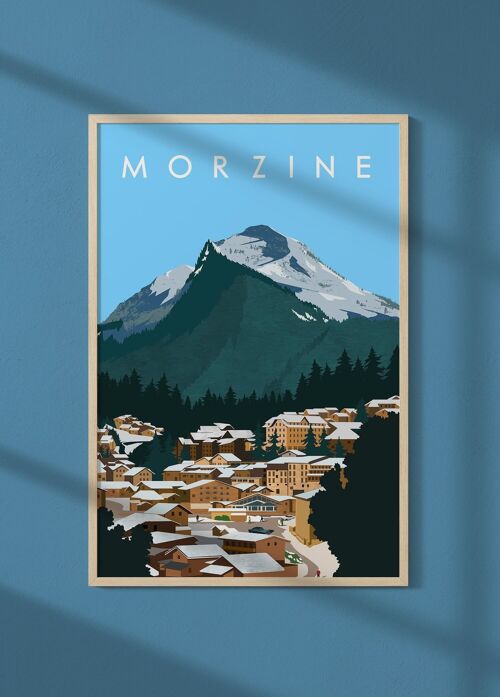 Affiche ville Morzine