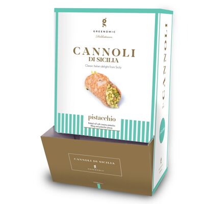 ESPOSITORE CANNOLI DI SICILIA PISTACCHIO 56 PZ.