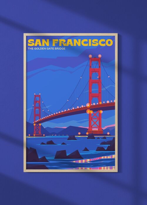 Affiche ville San Francisco 3