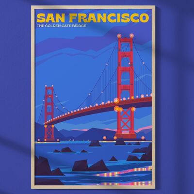 Affiche ville San Francisco 3