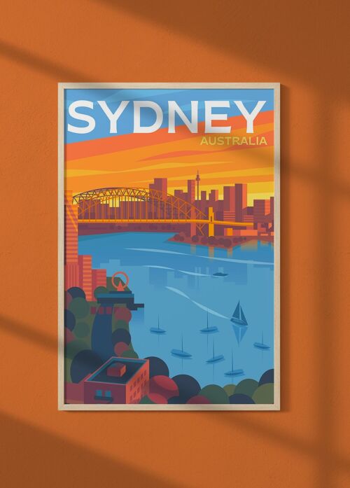 Affiche ville Sydney 3