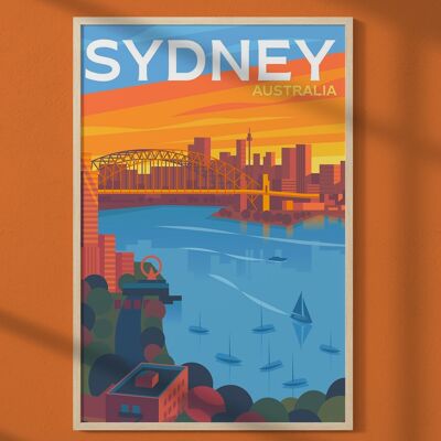 Affiche ville Sydney 3