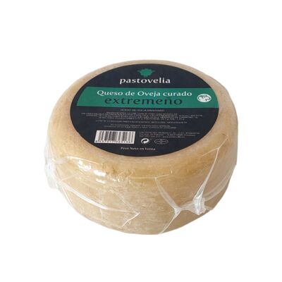 Queso de oveja madurado de Cáceres - 700 gr | Leche cruda de oveja sin conservantes ni aditivos